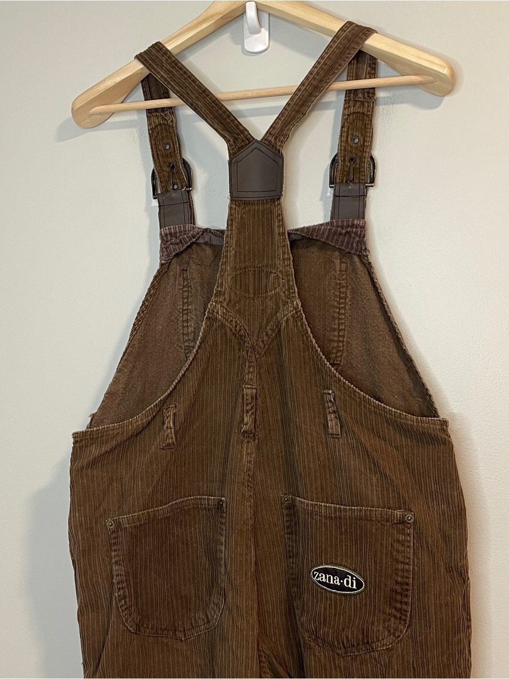 Zana Di Corduroy Brown Overall Jumpsuit - Picture 7 of 9